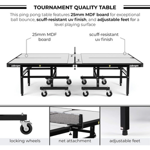 Killerspin 415 Series Max Vanilla Indoor Folding Table