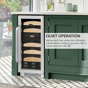 Whynter 28 bottle Dual Temperature Zone Built-In Wine Refrigerator