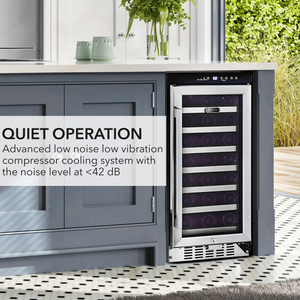 Whynter 33 Bottle Compressor Built-In Wine Refrigerator