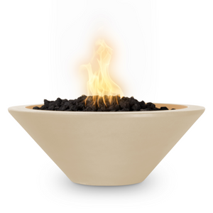 The Outdoor Plus Cazo Concrete Fire Pit - Narrow Ledge