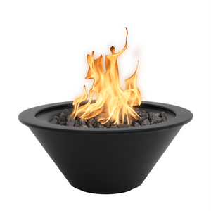 The Outdoor Plus Cazo Powder Coat Fire Pit - Narrow Ledge