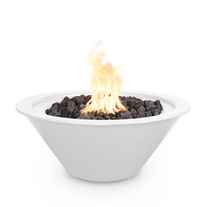 The Outdoor Plus Cazo Powder Coat Fire Pit - Narrow Ledge