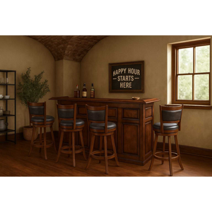 RAM Game Room 84" English/Irish Pub Style Dry Bar