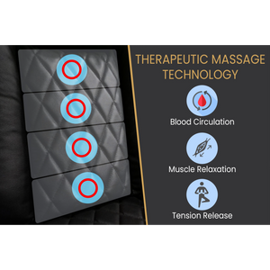 Valencia Tuscany air massage system 3 modes 4 back zones home theater seating wellness feature