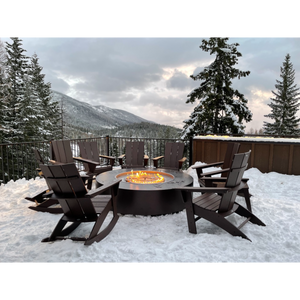 The Outdoor Plus Unity Powder Coat Steel Round Fire Pit