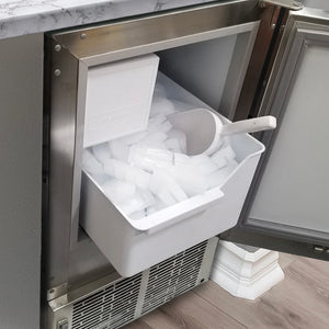 Whynter 14'' Undercounter Automatic Stainless Steel Marine Ice Maker 23lb Daily Output