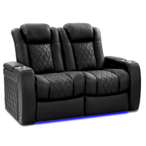 Valencia Tuscany Ultimate Edition Home Theater Seating | Perforated Semi-Aniline Italian Nappa 20K Leather Power Recliner