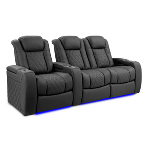 Valencia Tuscany Ultimate Edition Home Theater Seating | Perforated Semi-Aniline Italian Nappa 20K Leather Power Recliner