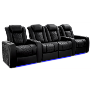 Valencia Tuscany Ultimate Edition Home Theater Seating | Perforated Semi-Aniline Italian Nappa 20K Leather Power Recliner