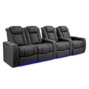 Valencia Tuscany Ultimate Edition Home Theater Seating | Perforated Semi-Aniline Italian Nappa 20K Leather Power Recliner
