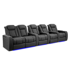 Valencia Tuscany Ultimate Edition Home Theater Seating | Perforated Semi-Aniline Italian Nappa 20K Leather Power Recliner