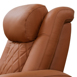 Valencia Tuscany Ultimate Edition Home Theater Seating | Perforated Semi-Aniline Italian Nappa 20K Leather Power Recliner
