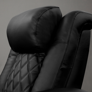 Valencia Tuscany Luxury Edition power adjustable motorized headrest detail