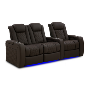 Valencia Tuscany Ultimate Edition Home Theater Seating | Perforated Semi-Aniline Italian Nappa 20K Leather Power Recliner