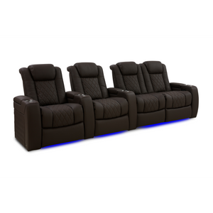 Valencia Tuscany Ultimate Edition Home Theater Seating | Perforated Semi-Aniline Italian Nappa 20K Leather Power Recliner