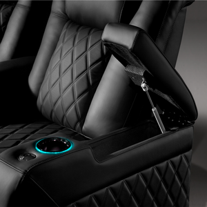 Valencia Tuscany Ultimate Edition Home Theater Seating | Perforated Semi-Aniline Italian Nappa 20K Leather Power Recliner