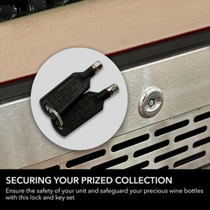 Whynter 100 Bottle Built-in Stainless Steel Compressor Wine Refrigerator