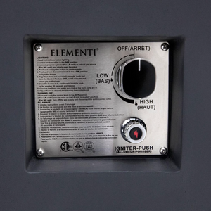 Elementi Plus Rocky 43" Square Fire Table β Propane