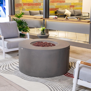 Elementi Plus Pacaya 43" Round Fire Table with Hidden Tank — Propane