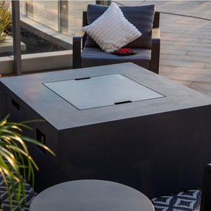 Elementi Plus Rocky 43" Square Fire Table — Propane