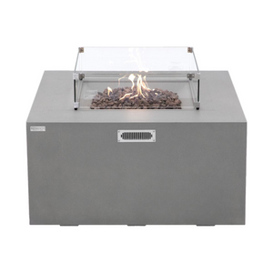 Elementi Plus Rocky 43" Square Fire Table — Propane