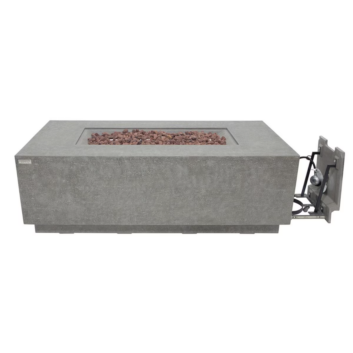 Elementi Plus Andes 66" Rectangular Fire Table — Propane