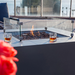 Elementi Plus Rocky 43" Square Fire Table — Propane