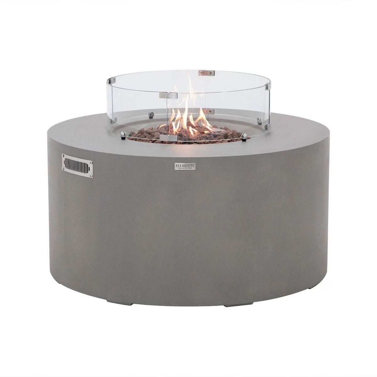 Elementi Plus Pacaya 43" Round Fire Table with Hidden Tank — Propane