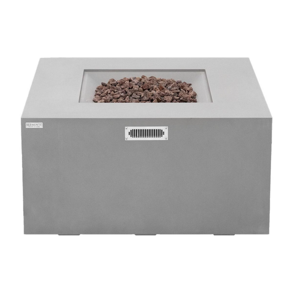 Elementi Plus Rocky 43" Square Fire Table — Propane