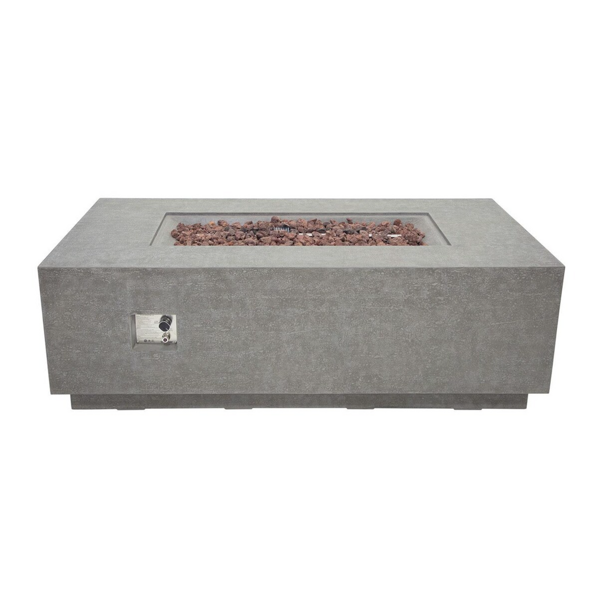 Elementi Plus Andes 66" Rectangular Fire Table — Propane