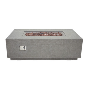 Elementi Plus Andes 66" Rectangular Fire Table — Propane