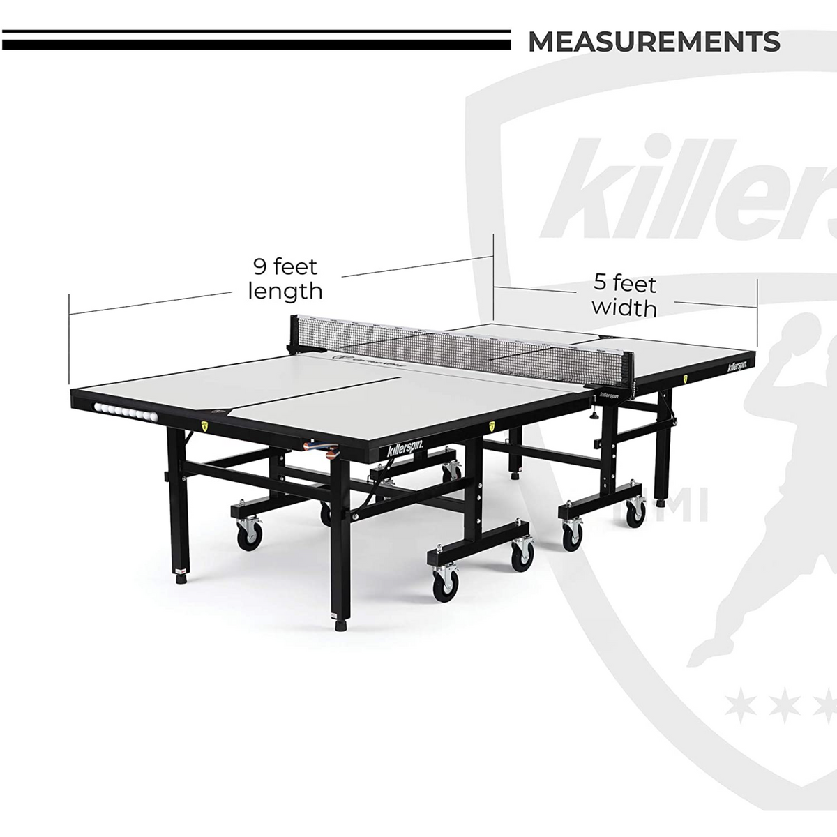 Killerspin 415 Series Max Vanilla Indoor Folding Table