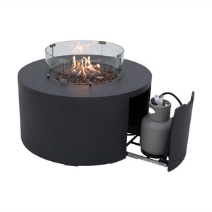 Elementi Plus Pacaya 43" Round Fire Table with Hidden Tank — Propane