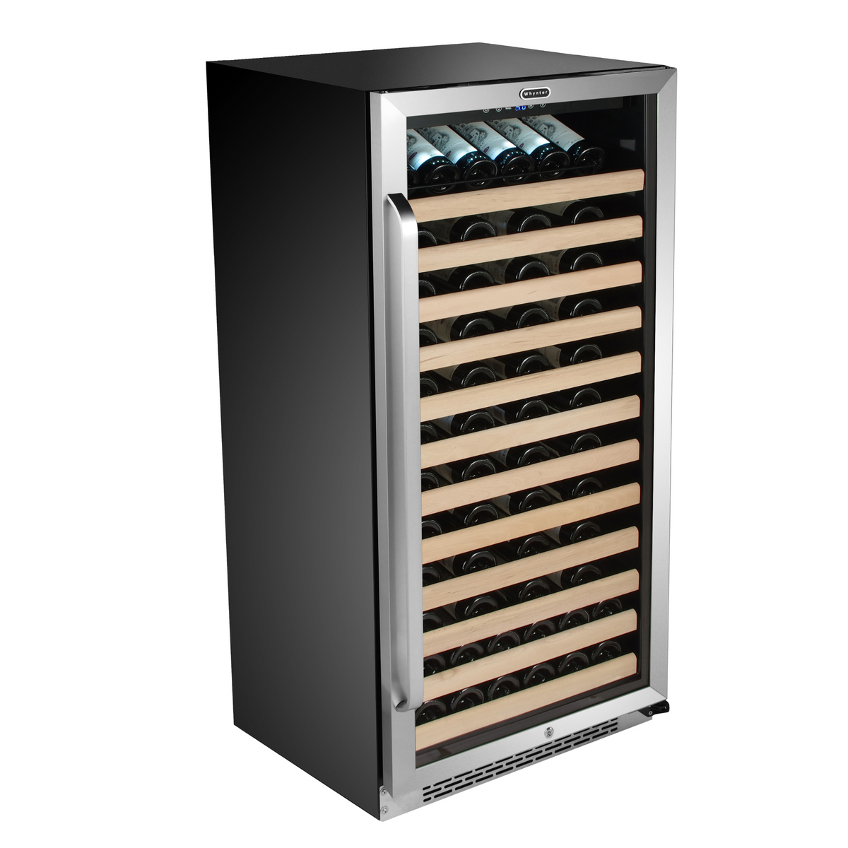 Whynter 100 Bottle Built-in Stainless Steel Compressor Wine Refrigerator