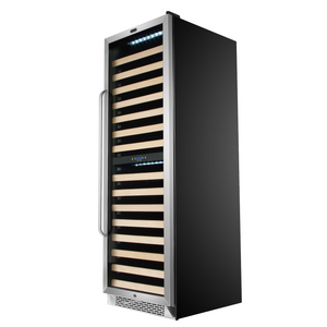 Whynter 164 Bottle Built-in Stainless Steel Dual Zone Compressor Wine Refrigerator