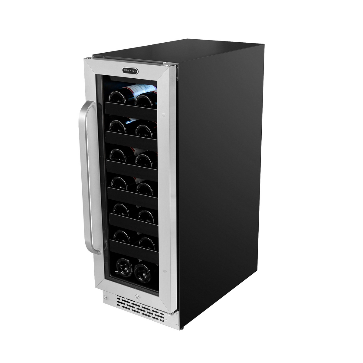 Whynter 12 inch Built-In 20 Bottle Undercounter Stainless Steel Wine Refrigerator