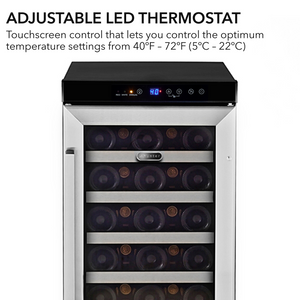 Whynter 33 Bottle Compressor Built-In Wine Refrigerator