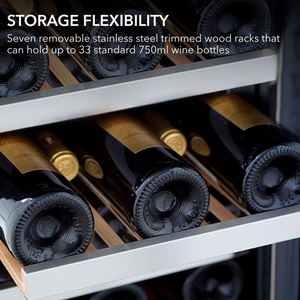 Whynter 33 Bottle Compressor Built-In Wine Refrigerator