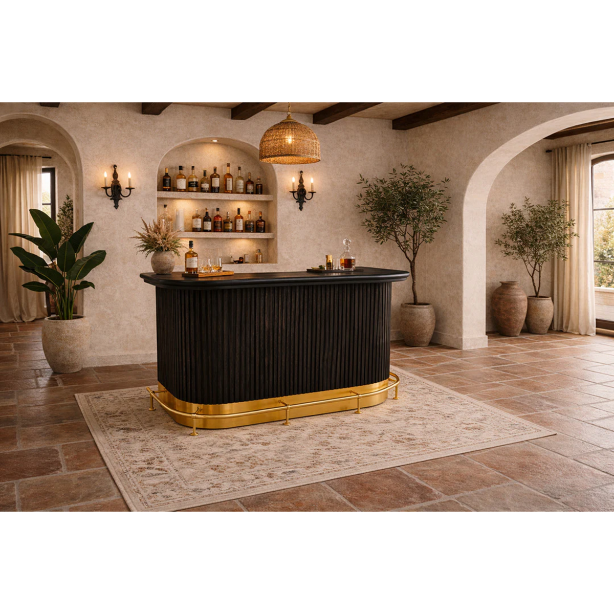 RAM Game Room Prohibition 60" Cocktail Bar