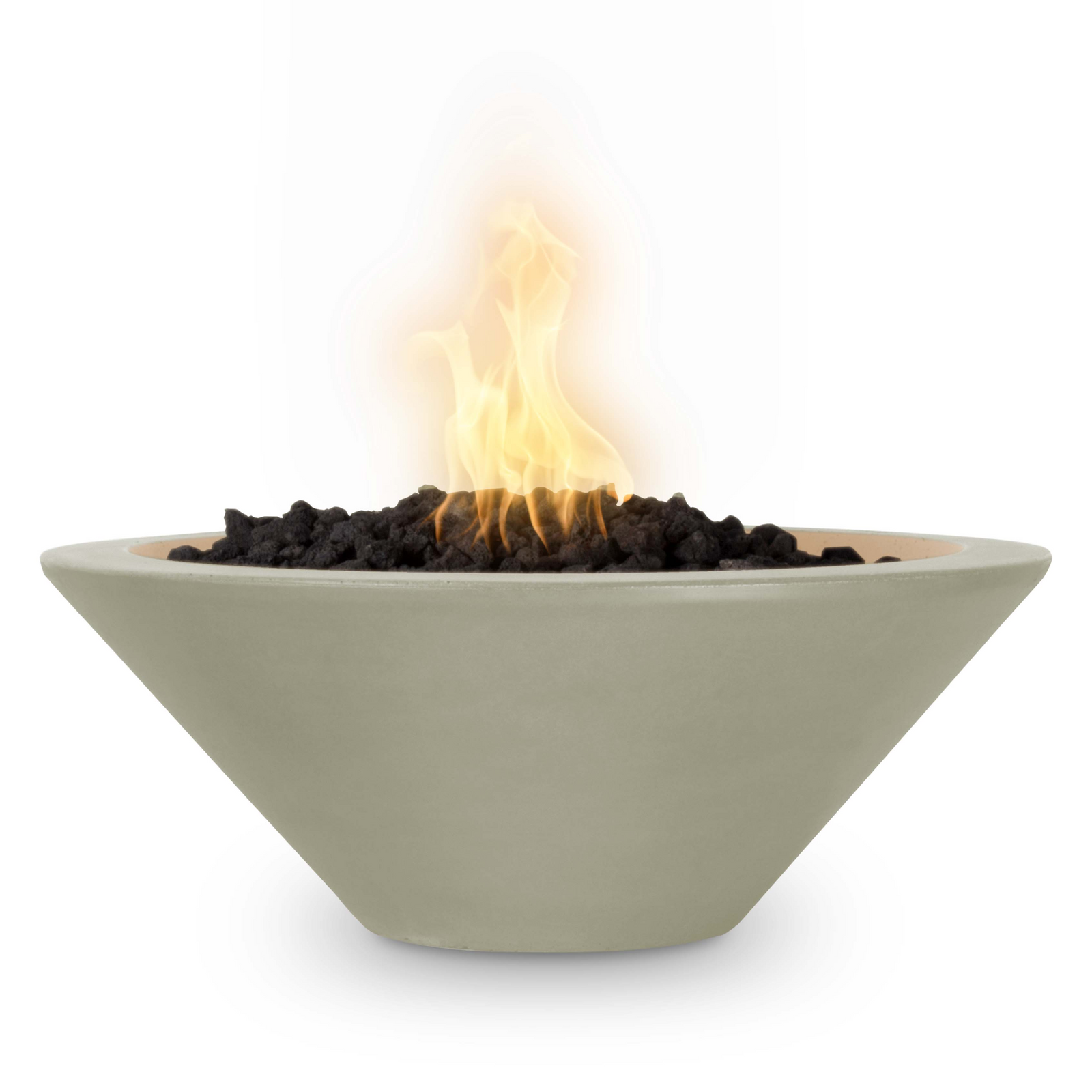 The Outdoor Plus Cazo Concrete Fire Pit - Narrow Ledge