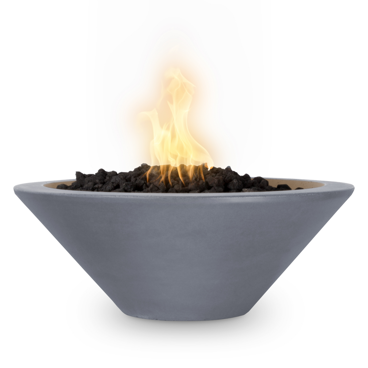 The Outdoor Plus Cazo Concrete Fire Pit - Narrow Ledge