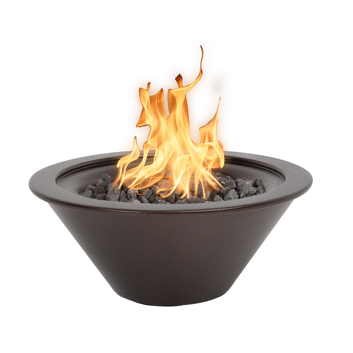 The Outdoor Plus Cazo Powder Coat Fire Pit - Narrow Ledge