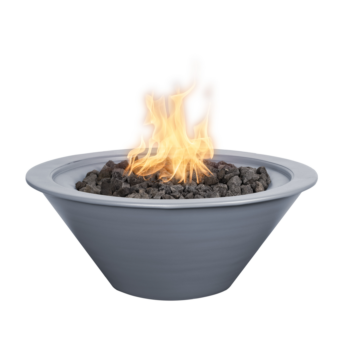 The Outdoor Plus Cazo Powder Coat Fire Pit - Narrow Ledge