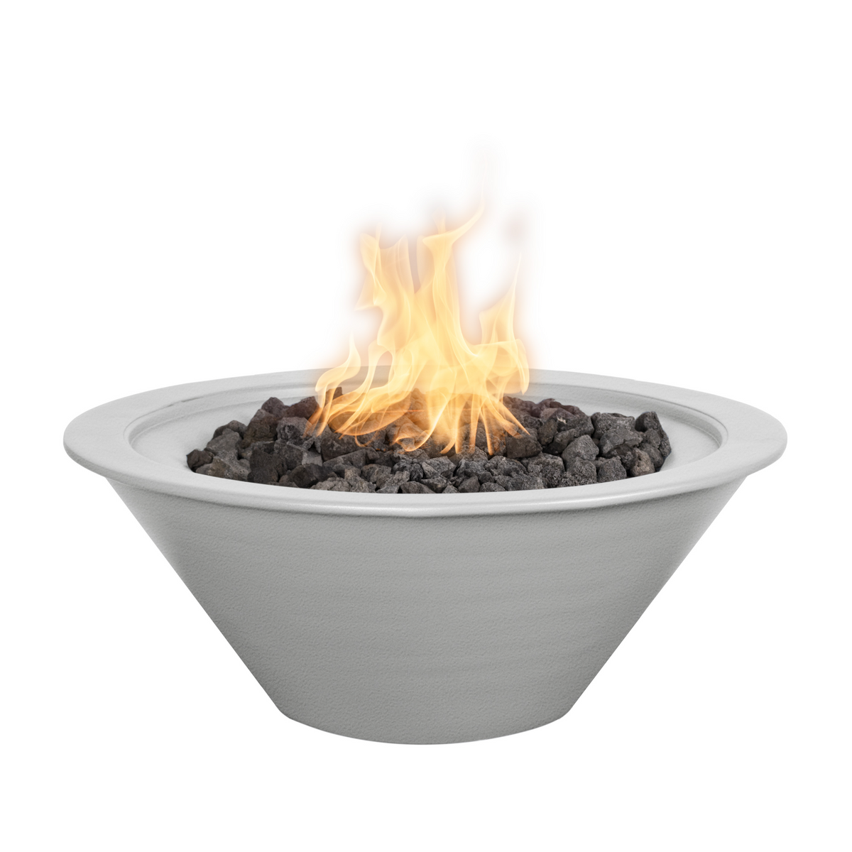 The Outdoor Plus Cazo Powder Coat Fire Pit - Narrow Ledge