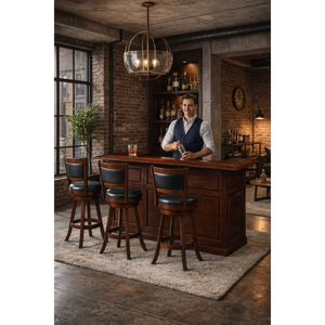RAM Game Room 72" English/Irish Style Pub Dry Bar
