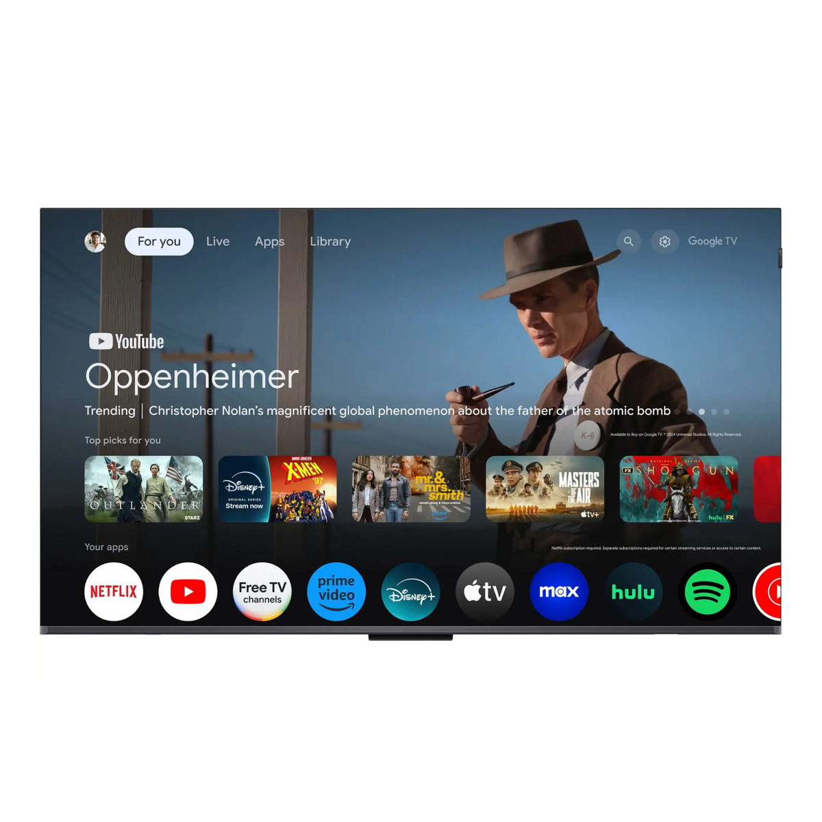 Titan G200 QLED Partial Sun Outdoor 4K Television