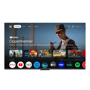 Titan G200 QLED Partial Sun Outdoor TV 4K, IP65 Weatherproof Smart TV, Google TV, Dolby Atmos, Assembled in USA 2 Year Warranty