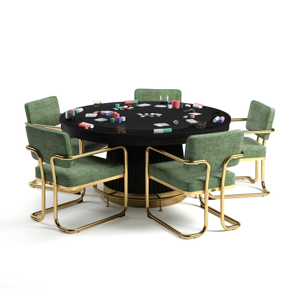 RAM Game Room Prohibition 60" Poker Table