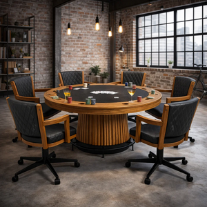 RAM Game Room Prohibition Poker and Dining Chair