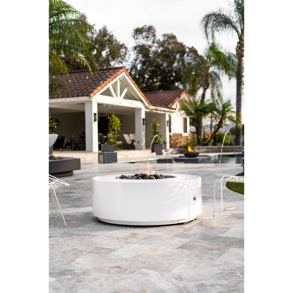 The Outdoor Plus Unity Powder Coat Steel Round Fire Pit